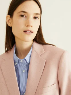 Klassischer Blazer Rosé