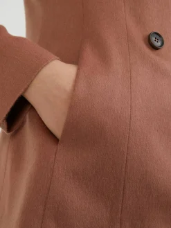 Klassischer Cashmere-Blazer Altrosa