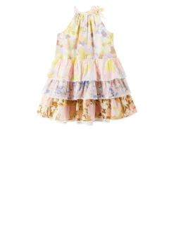 Kleid 'Pop Tiered Halter' Multi
