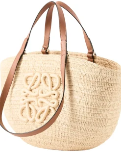 Korbtasche Paula's Ibiza 'Eclipse Basket Medium' Natural/Tan
