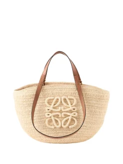 Korbtasche Paula's Ibiza 'Eclipse Basket Medium' Natural/Tan
