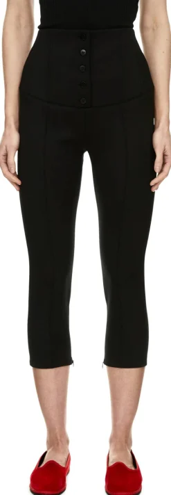 Korsett-Caprihose 'Le Pantalon Arlesien' Schwarz