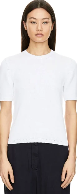 Kurzarmpullover 'Bari' Bianco