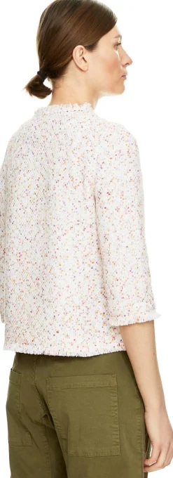 Kurzer Blazer mit Fransen Multi