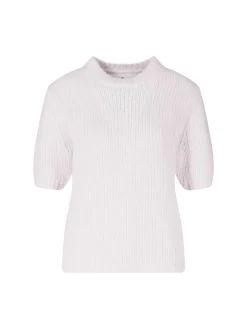 Kurzärmeliger Cashmere-Seidenpullover Cottoncandy
