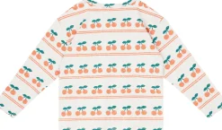 Langarmshirt 'Cherry' Crème