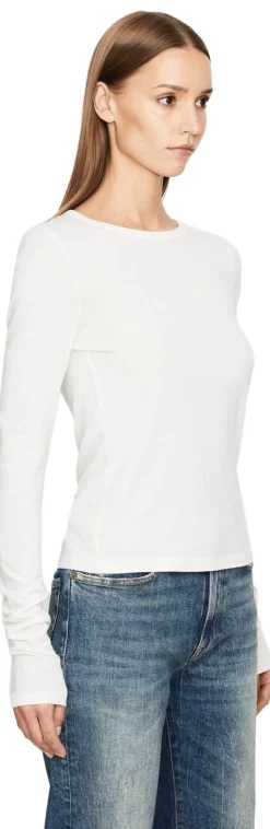 Langarmshirt Crème