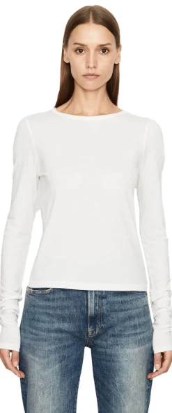 Langarmshirt Crème