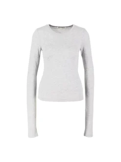 Langarmshirt Grau
