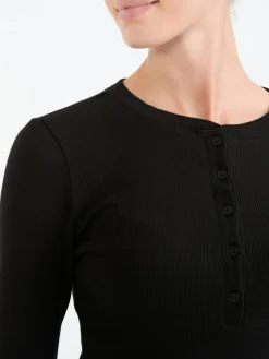 Langarmshirt 'Jordan' Schwarz