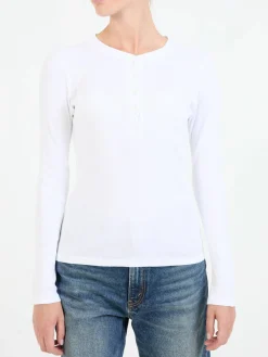 Langarmshirt 'Jordan' Weiß