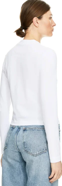 Langarmshirt 'Le Tshirt Gros Grain' Weiß