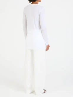 Langarmshirt 'Morton' Weiß