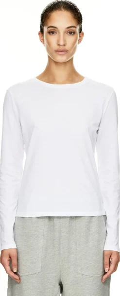 Langarmshirt 'Simone Tee' Weiß