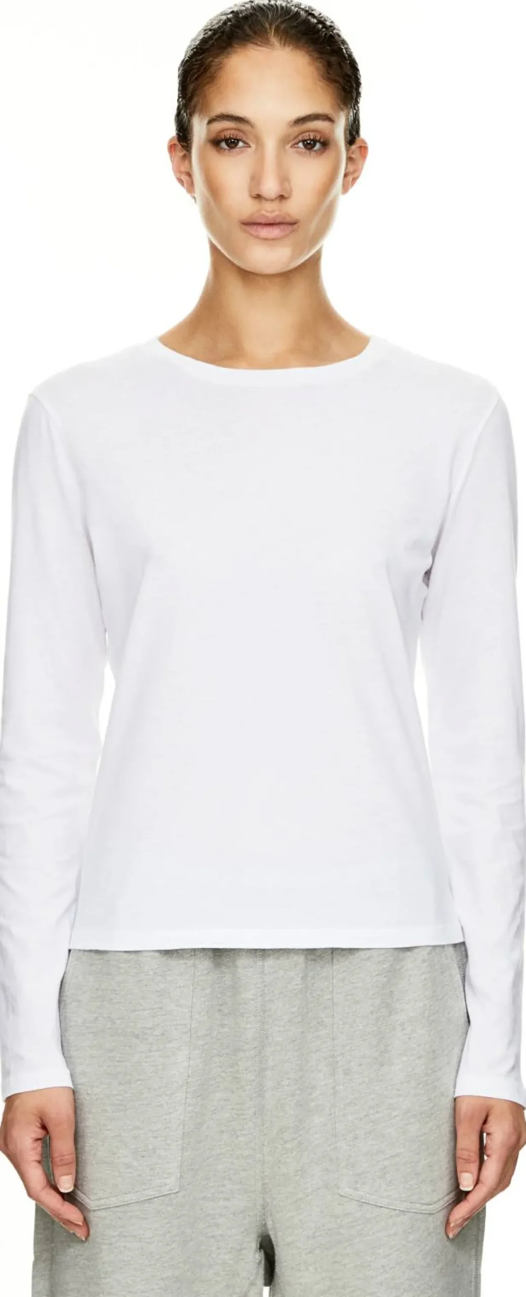 Langarmshirt 'Simone Tee' Weiß