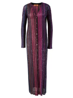 Langer Cardigan Multi/Pink