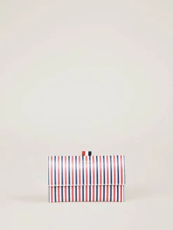 Leder-Clutch 'Mini Flap Folio' Multi