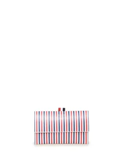 Leder-Clutch 'Mini Flap Folio' Multi