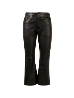 Leder-Culotte Schwarz