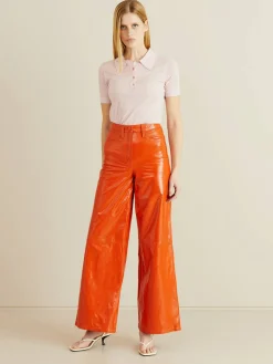 Lederhose 'Ariane' Rot