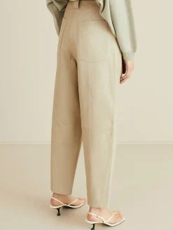Lederhose 'Cleo' Beige