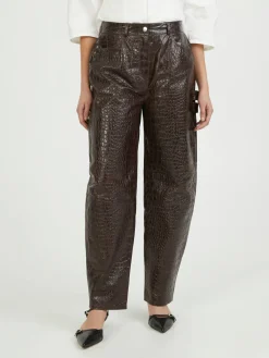 Lederhose 'Scarlett' Braun