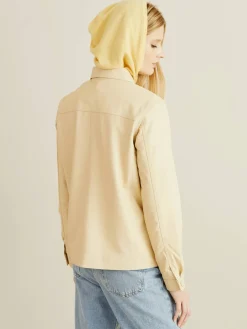 Lederjacke 'Cindy' Beige