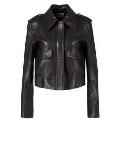 Lederjacke 'Cordelia' Schwarz