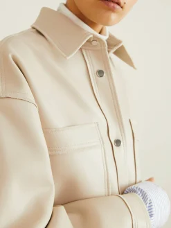Lederjacke 'Martin' Beige