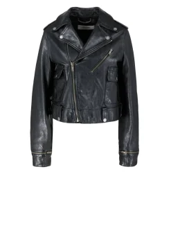 Lederjacke 'Nevada' Schwarz