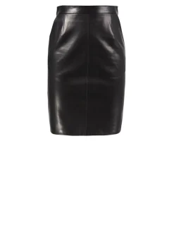 Lederrock Schwarz