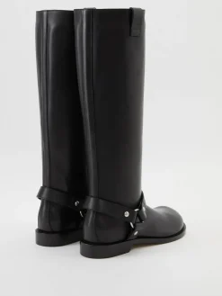 Lederstiefel 'Campo' Schwarz