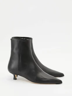 Lederstiefeletten 'Sofie' Schwarz