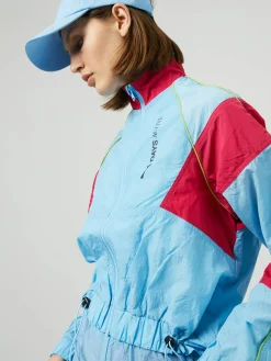 Leichte Jacke 'Asante' Pink/Hellblau