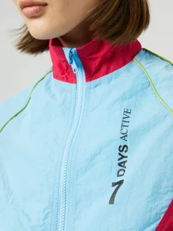 Leichte Jacke 'Asante' Pink/Hellblau