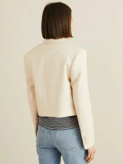 Leinenblazer 'Adley' Crème