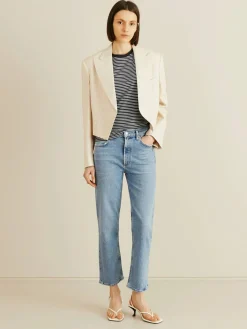 Leinenblazer 'Adley' Crème