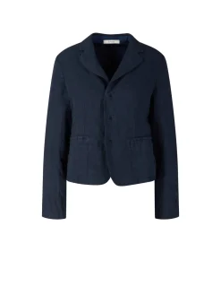 Leinenblazer Marineblau