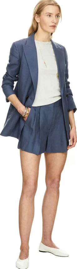 Leinenblazer 'Midday Sun Everyday' Indigo