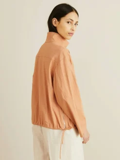 Leinenblouson Rosé
