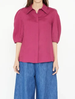 Leinenbluse 'Sansi' Pink