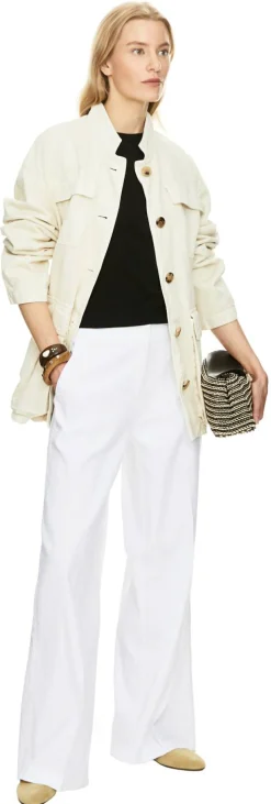 Leinenhose 'Adrienne' Weiß