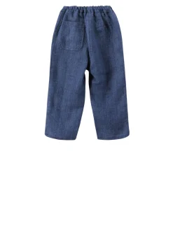 Leinenhose 'Axel' Blau