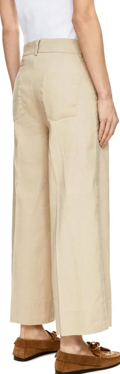 Leinenhose 'Cara' Beige