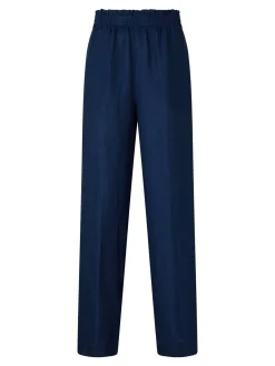 Leinenhose 'Fran' Marineblau