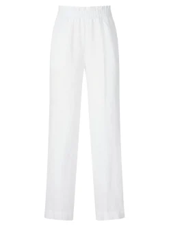 Leinenhose 'Fran' Weiß