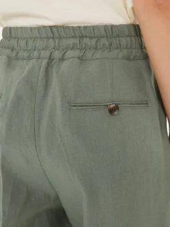 Leinenhose Grün