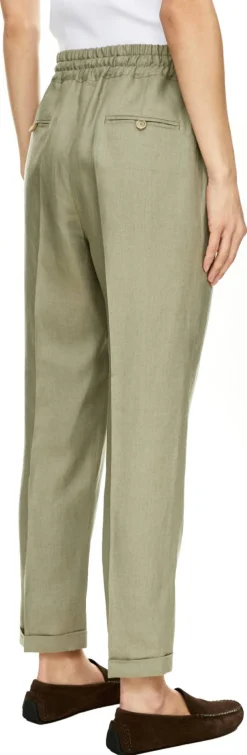 Leinenhose Grün