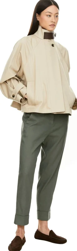 Leinenhose 'Krystal' Khaki