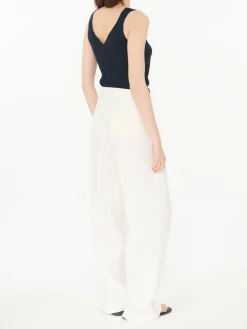 Leinenhose 'Lainie' Ecru